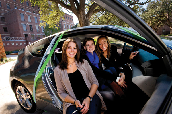 Students Ride on Recycling in Marketing Competition