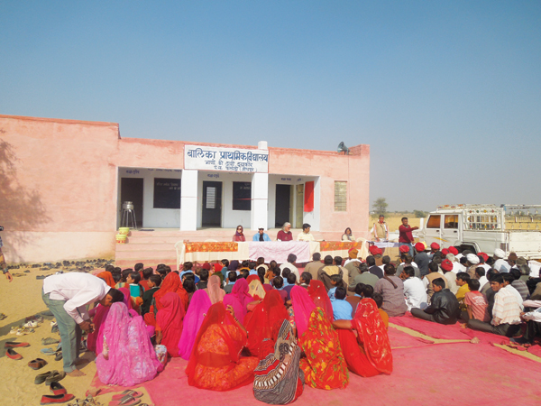 Elstrott Honored with Dedication of Elementary School in India