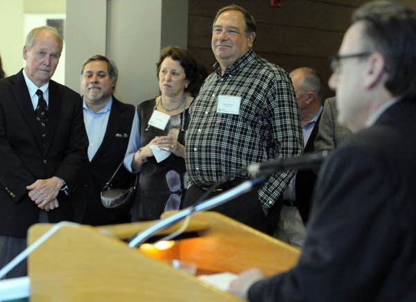 Former students honor Trapani with professorship