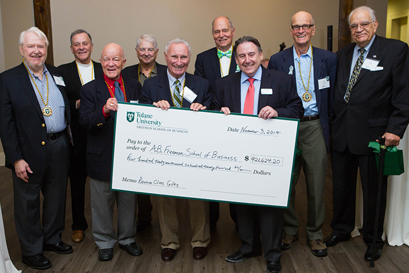 50-Year Reunion Class Presents Gift