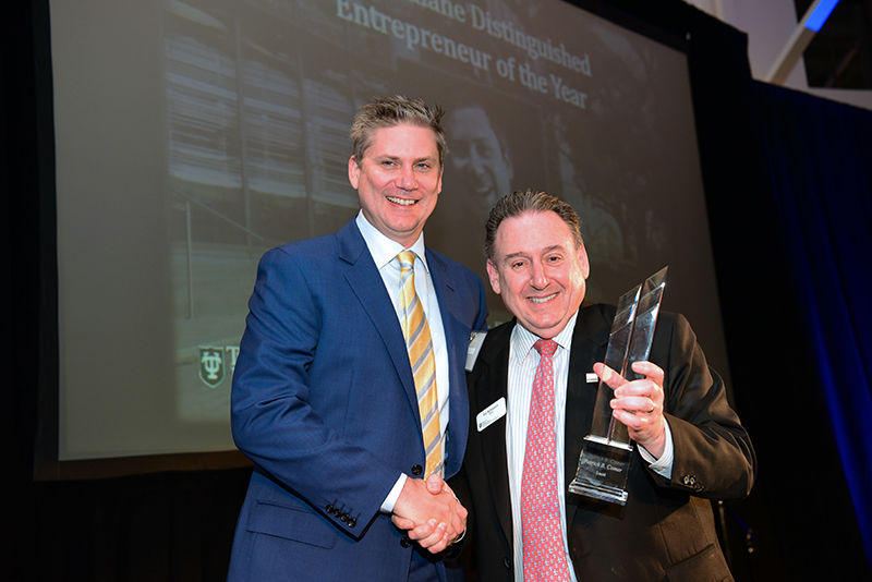 Tulane honors Comer and Rosenthal as 2018 Entrepreneurs of the Year