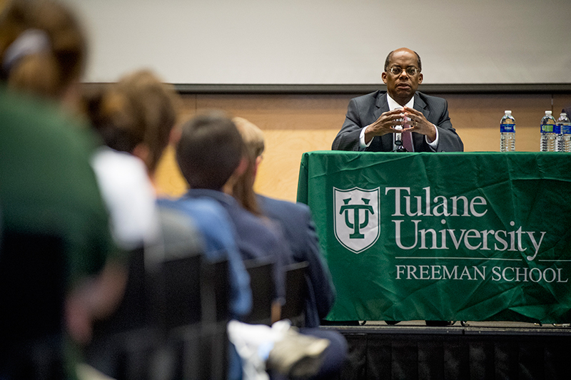 Former Fed Vice Chair Delivers R.W. Freeman Lecture