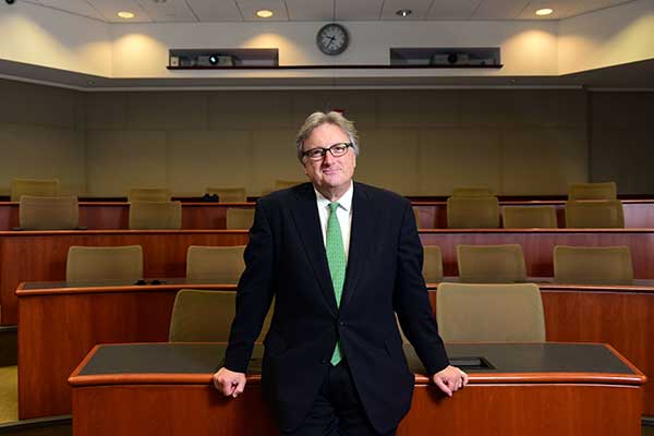 Airline exec lands in the classroom