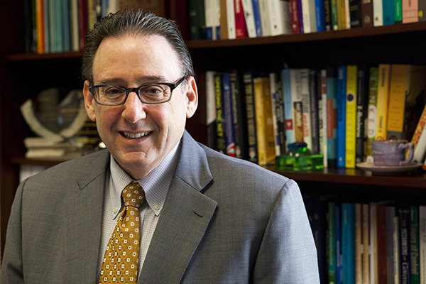 Ira Solomon photographed in his office