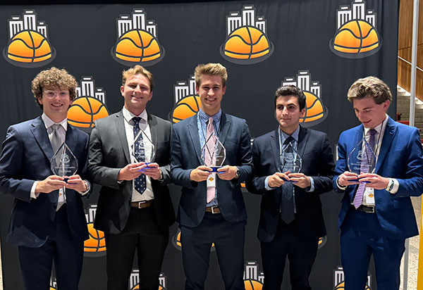 Freeman team wins first place in national NBA trade competition